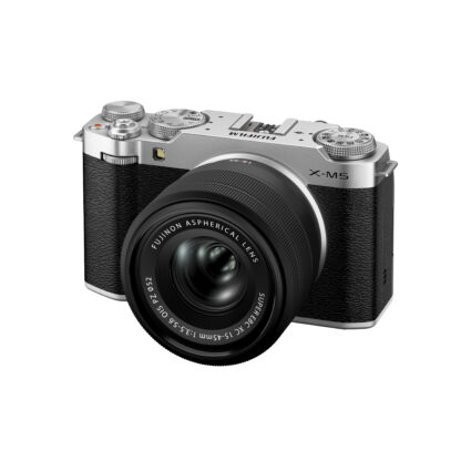 Fujifilm X-M5 Inc 15-45mm XC Lens - Silver or Black - Image 2