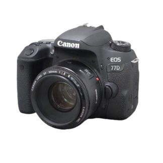 Used Canon EOS 77D Inc 50mm F1.8 II (Crop Frame)