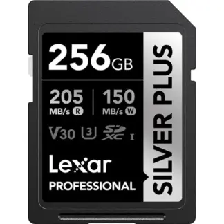 Lexar SD Silver Plus UHS-1 256GB V30 R205/W150MB/s
