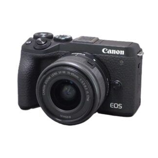 Used Canon M6 II Inc 15-45mm (Crop Frame Mirrorless)