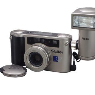 Used Rollei 35W QZ + Flashgun